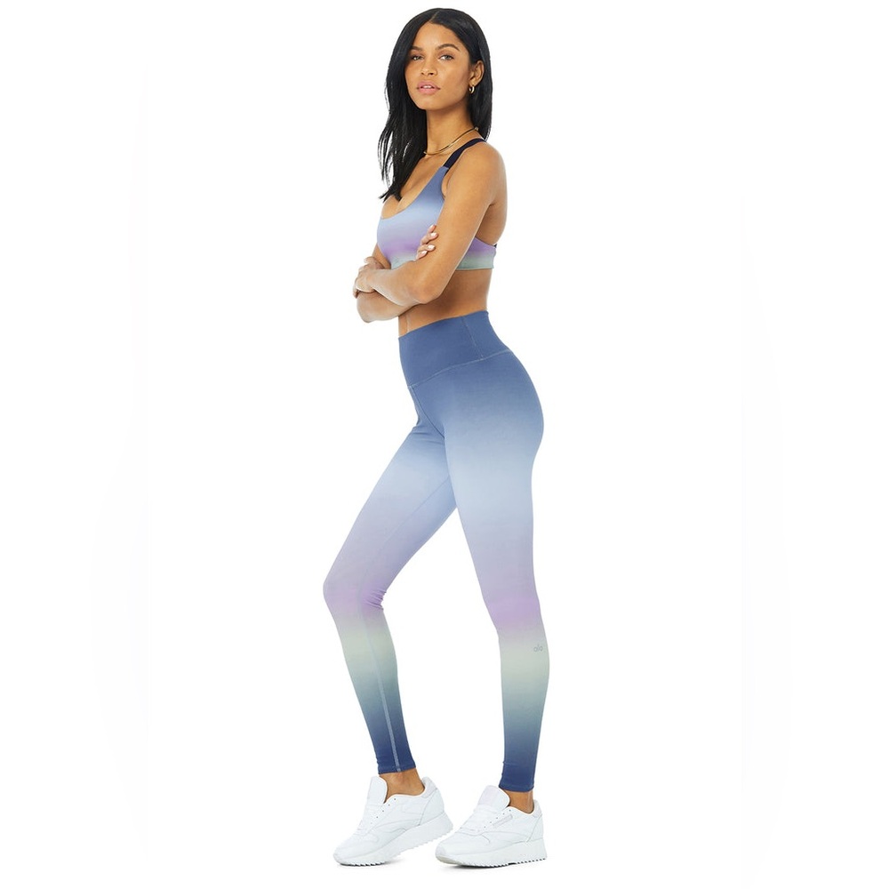 Alo Yoga Vapor High-Waist Gradient Dusk Leggings
